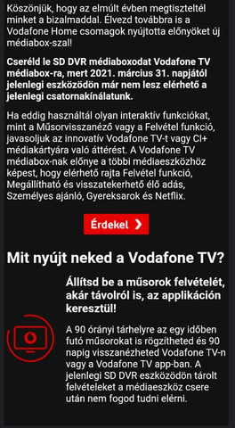 Vodafone otthoni szolgáltatások (TV, internet, telefon) - LOGOUT.hu  Hozzászólások